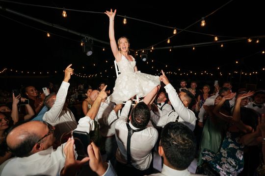 Bride and groom at Villa del Balbianello Lake Como during luxury wedding