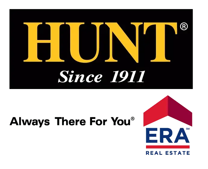 Two logos for hunt since 1911 and era real estate
