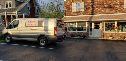 North Hills Lock & Safe Service Van and Store - Locksmith in Pittsburgh, PA