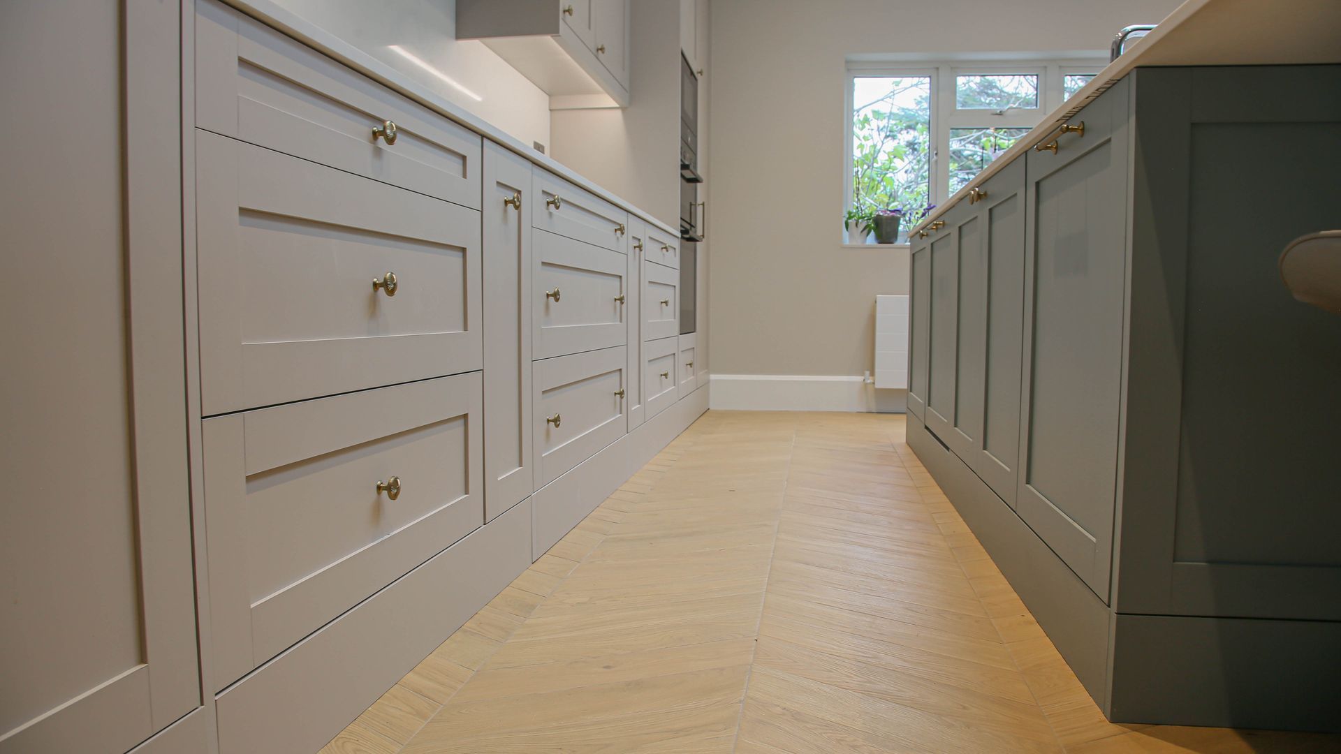 Bespoke furniture, alcove shelves, made to order shelves