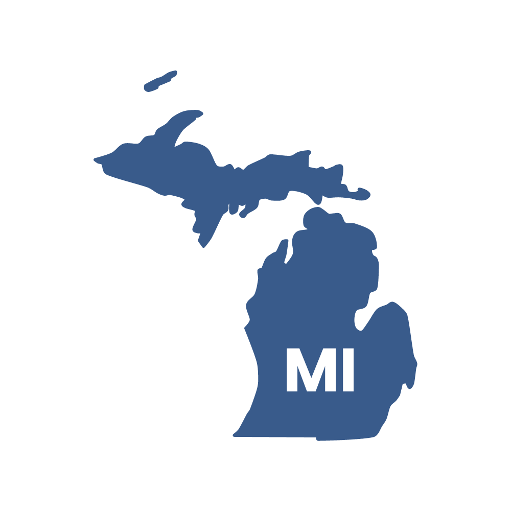 Just Simple Storage Michigan Map