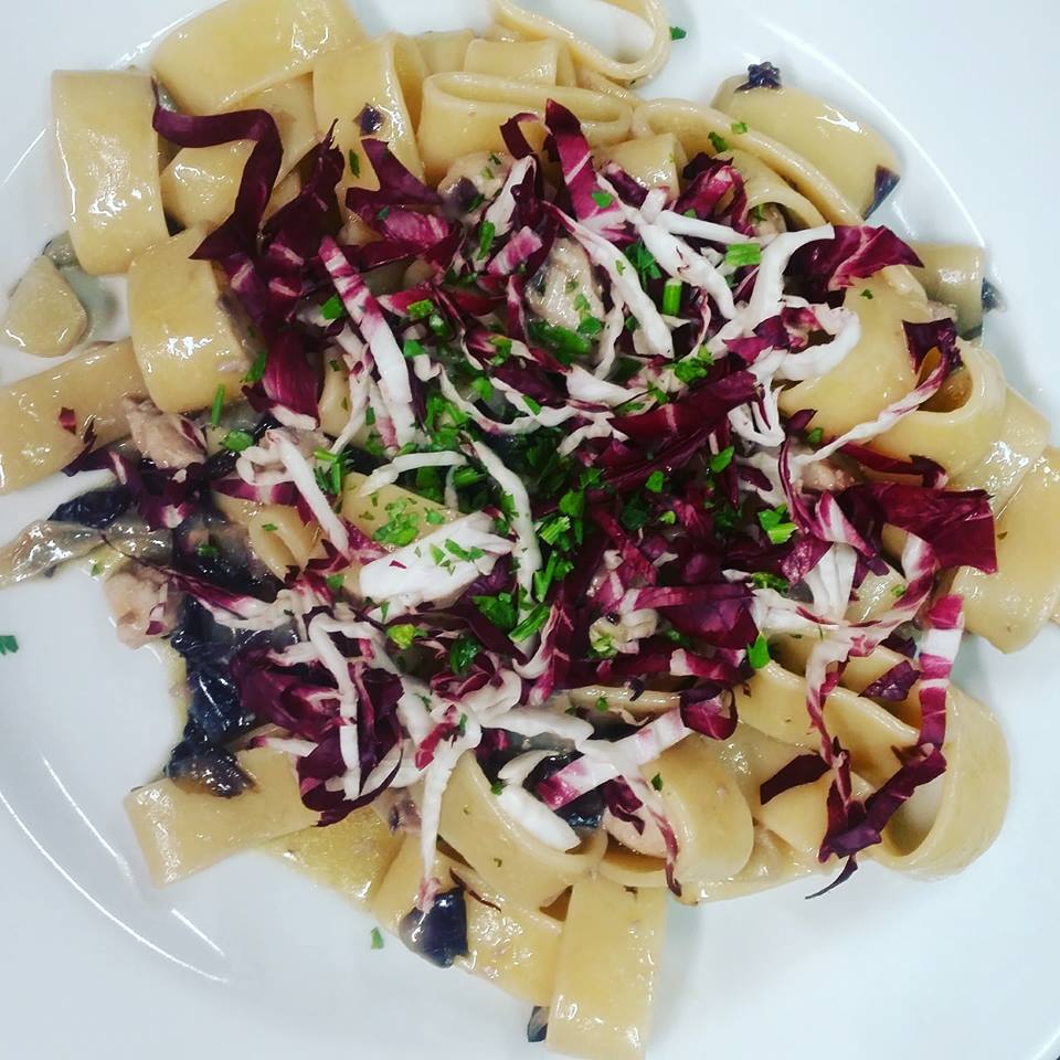 Pasta con radicchio