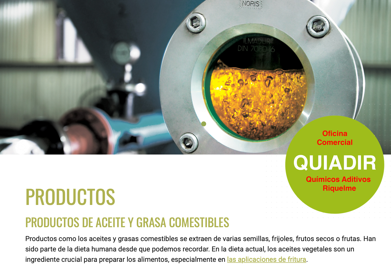 Aceite y grasa comestibles