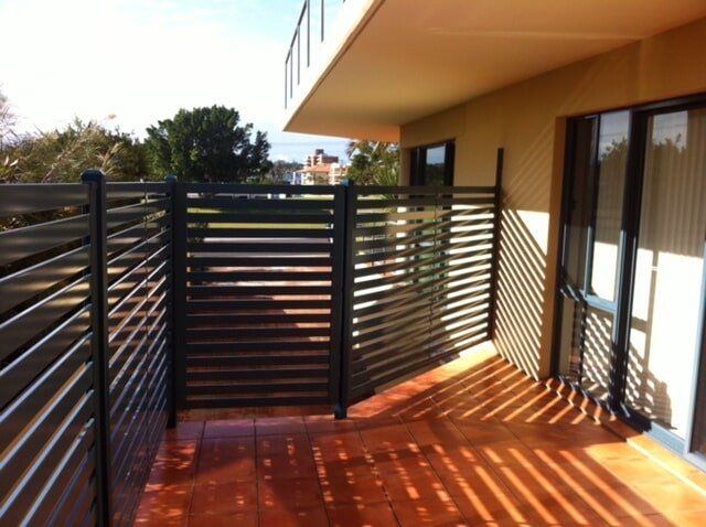 Black Modern Fence — Fencing in Port Macquarie, NSW