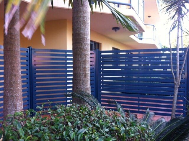 Blue Fence 2 — Fencing in Port Macquarie, NSW