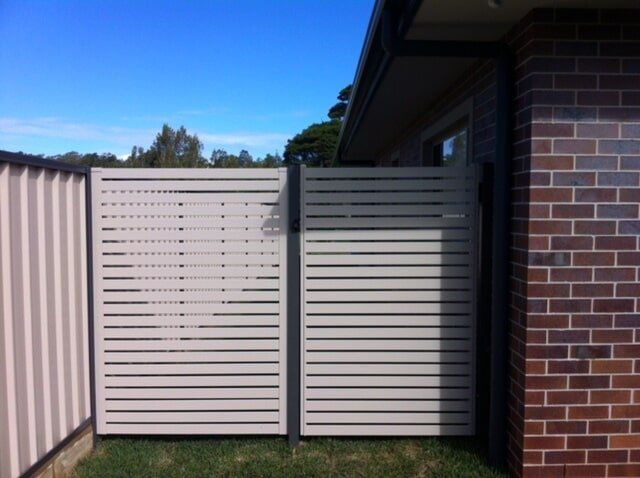 White Fence and Gate — Fencing in Port Macquarie, NSW