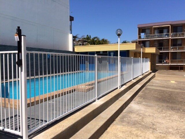 White Fence for Pool — Fencing in Port Macquarie, NSW