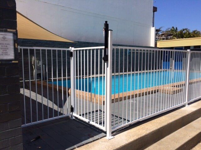 White Fence for the Pool — Fencing in Port Macquarie, NSW
