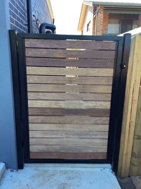 Wooden Gate 1 — Fencing in Port Macquarie, NSW