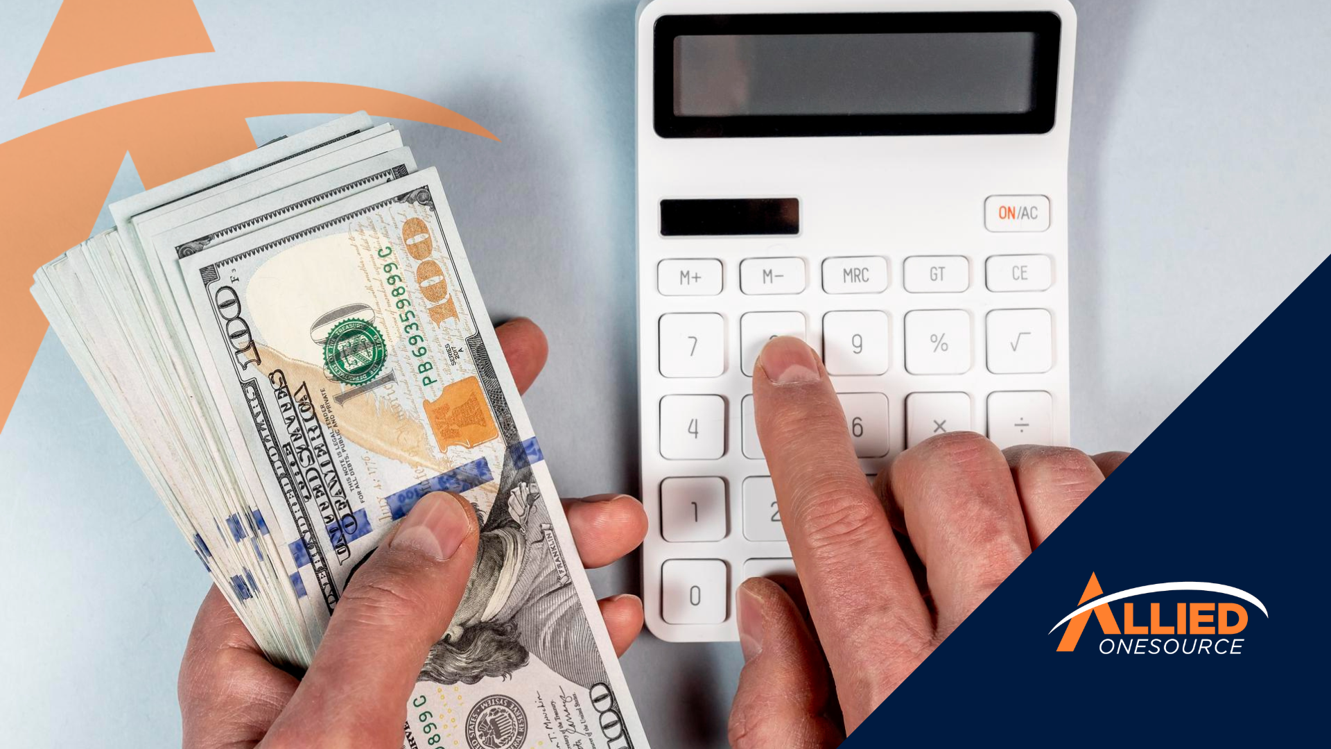 Professional conducting salary benchmarking with cash and calculator to assess competitive wages