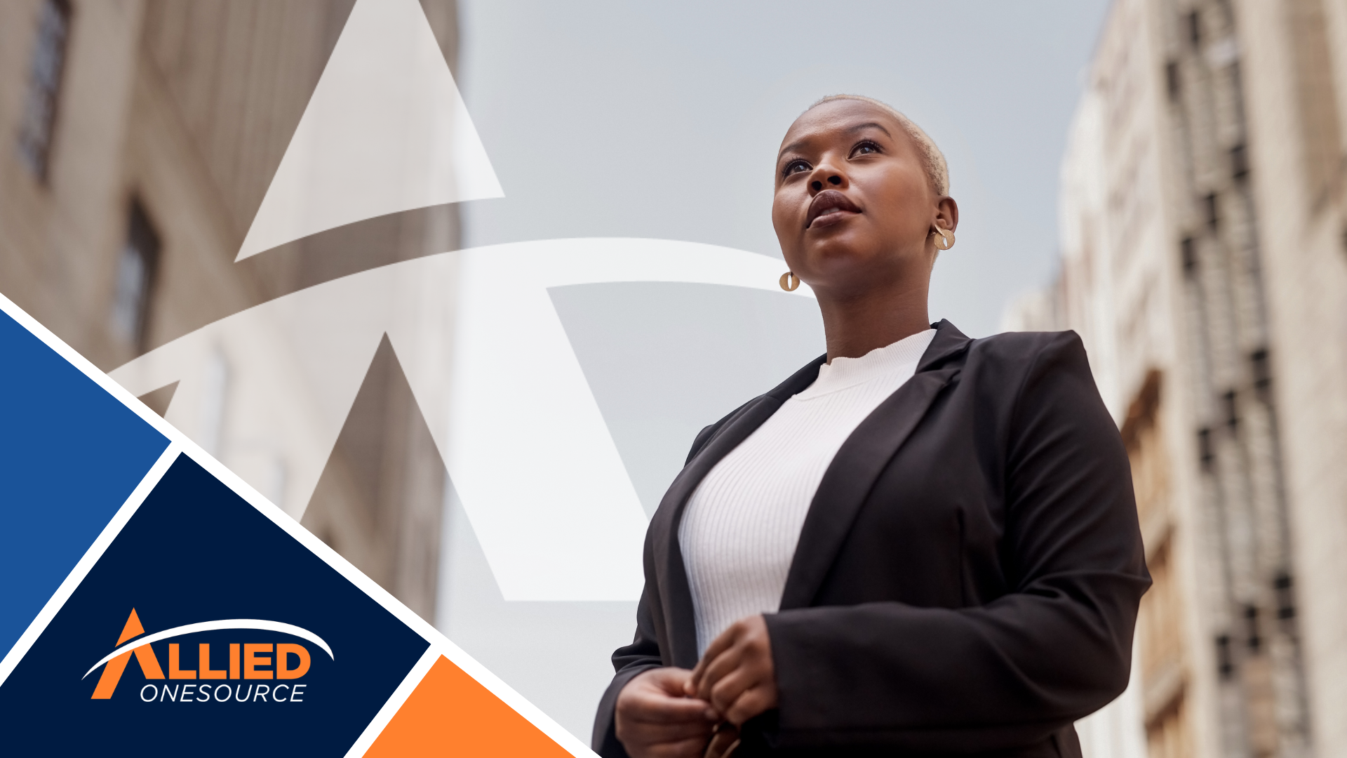 A confident professional stands tall outdoors, embodying career resilience after a layoff.