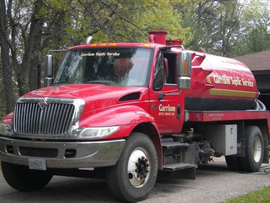 A truck used for septic maintenance in Stevens Point, WI