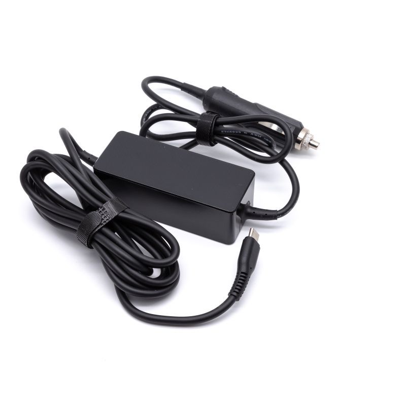 65W USB-C auto oplader Zwart