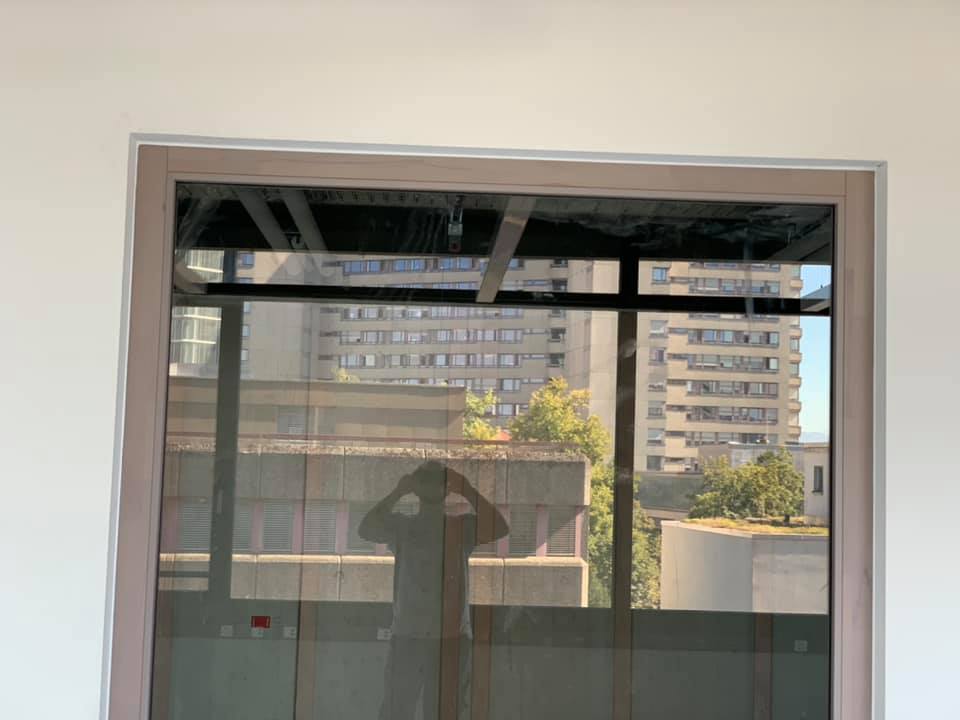 Neu eingesetztes Fenster