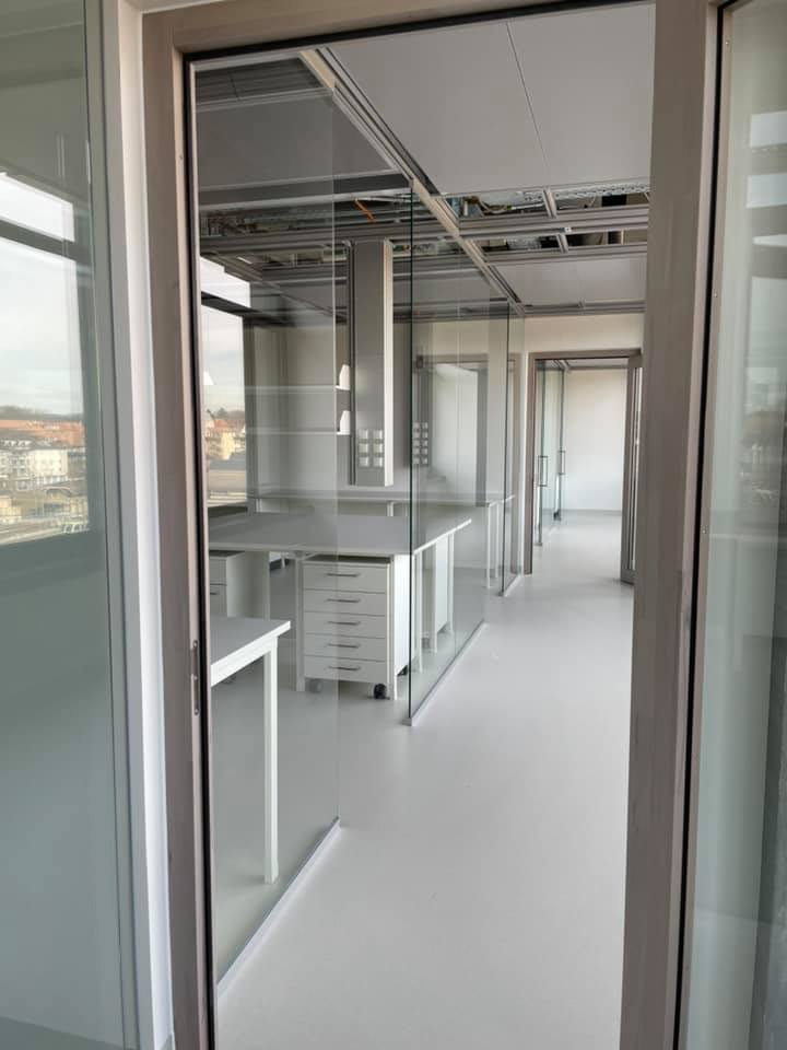 Korridor von Arbeitsort fertig