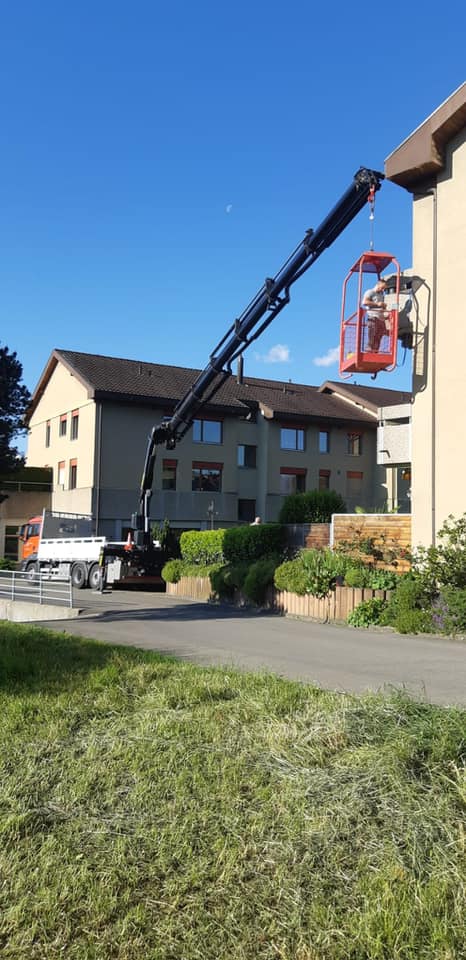 Wohngebiet in Arbeit