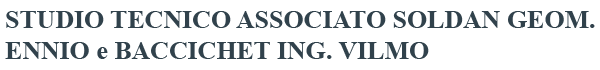 STUDIO TECNICO ASSOCIATO SOLDAN GEOM. ENNIO e BACCICHET ING. VILMO-LOGO STUDIO TECNICO ASSOCIATO SOLDAN GEOM. ENNIO e BACCICHET ING. VILMO-LOGO