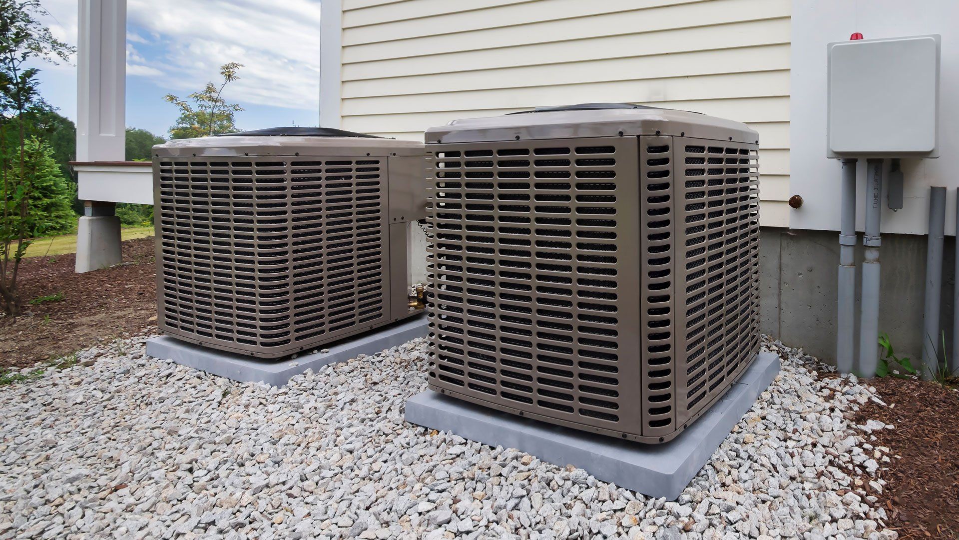 Heat Pumps Outside the House — Douglasville, GA — Parks Davis Air Conditioning & Heating
