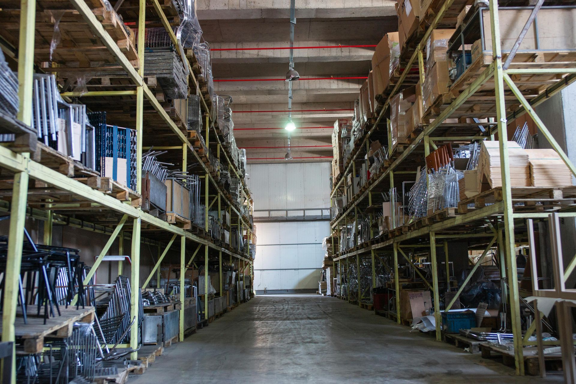 Pallet rack installers working on pallet rack installation in New York, NY