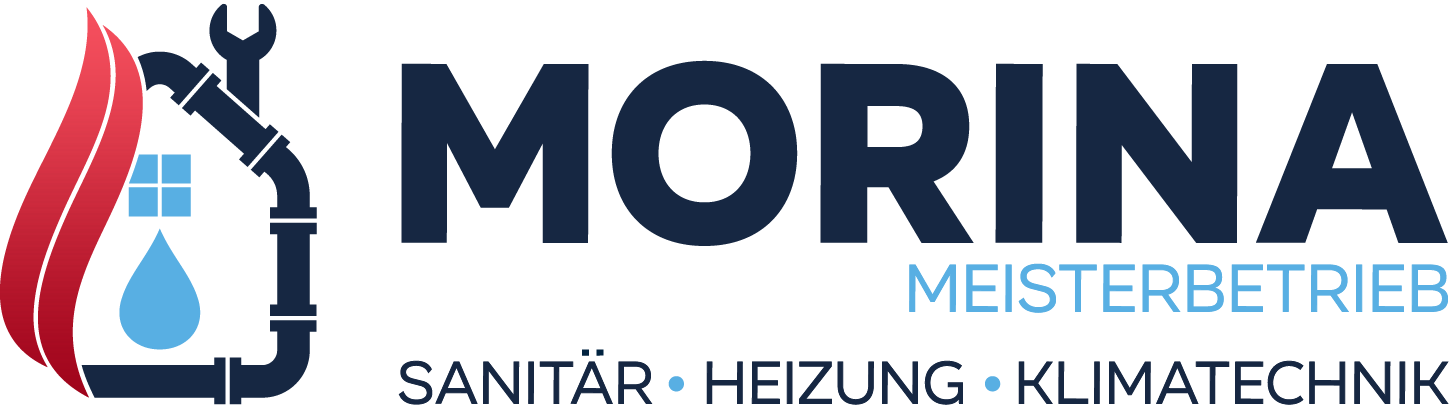 Ein Logo für ein Sanitärunternehmen namens Morina