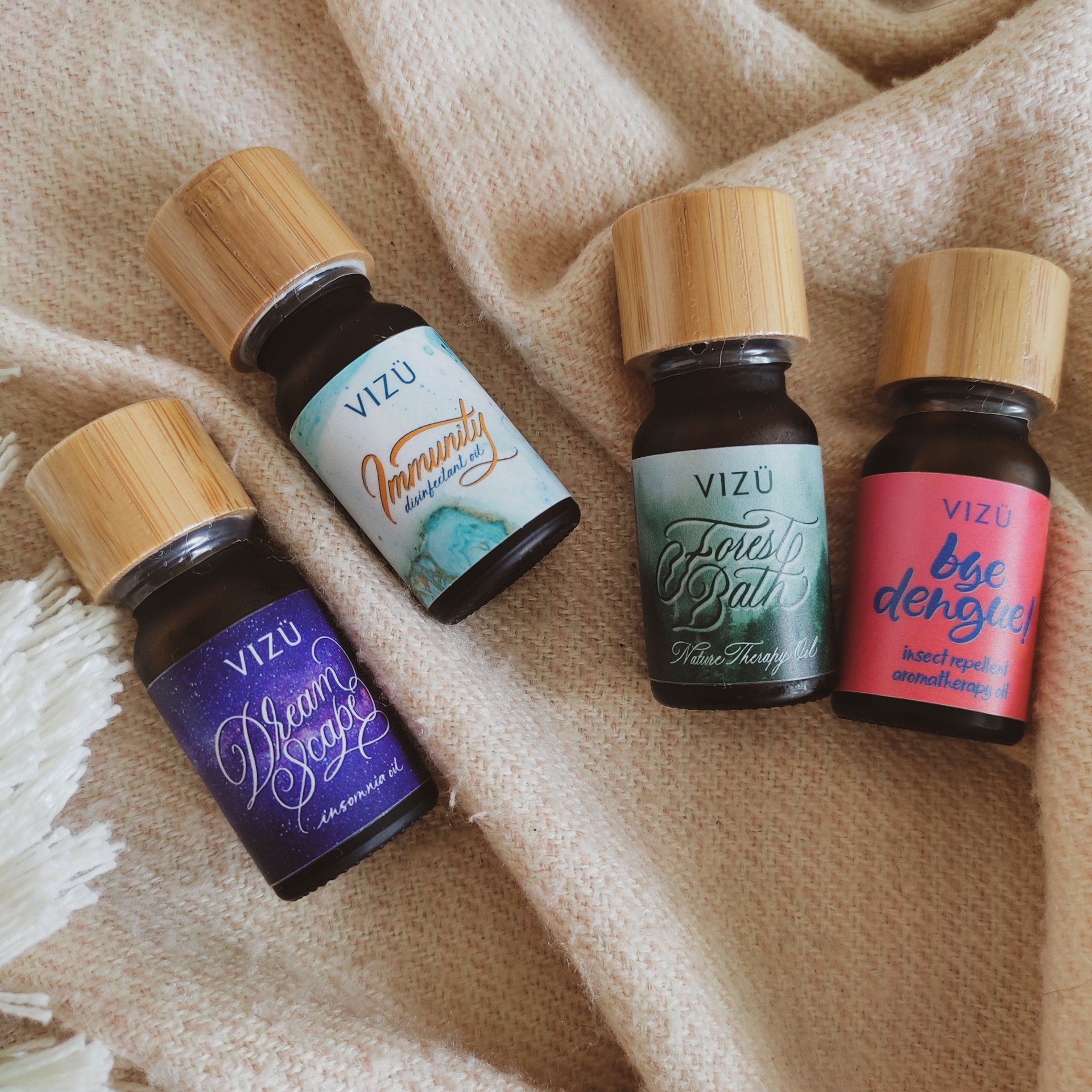 vizu aromatherapy remedies ethereal oils