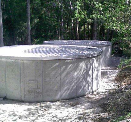 Concrete tanks in Perth