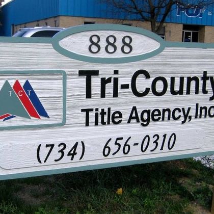 Title Insurance — Tri County Signage in Wayne County, MI