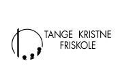 Et sort/hvidt logo for en virksomhed ved navn tange kristne friskole.