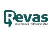 Det er et logo for en virksomhed kaldet revas.