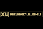 A logo for xl brejnholt lillebælt on a black background