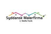 A logo for syddansk malerfirma v / mette frank