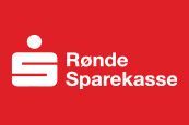 The ronde sparekasse logo is on a red background.