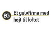 A logo for et gulvfirma med hojt til loftet
