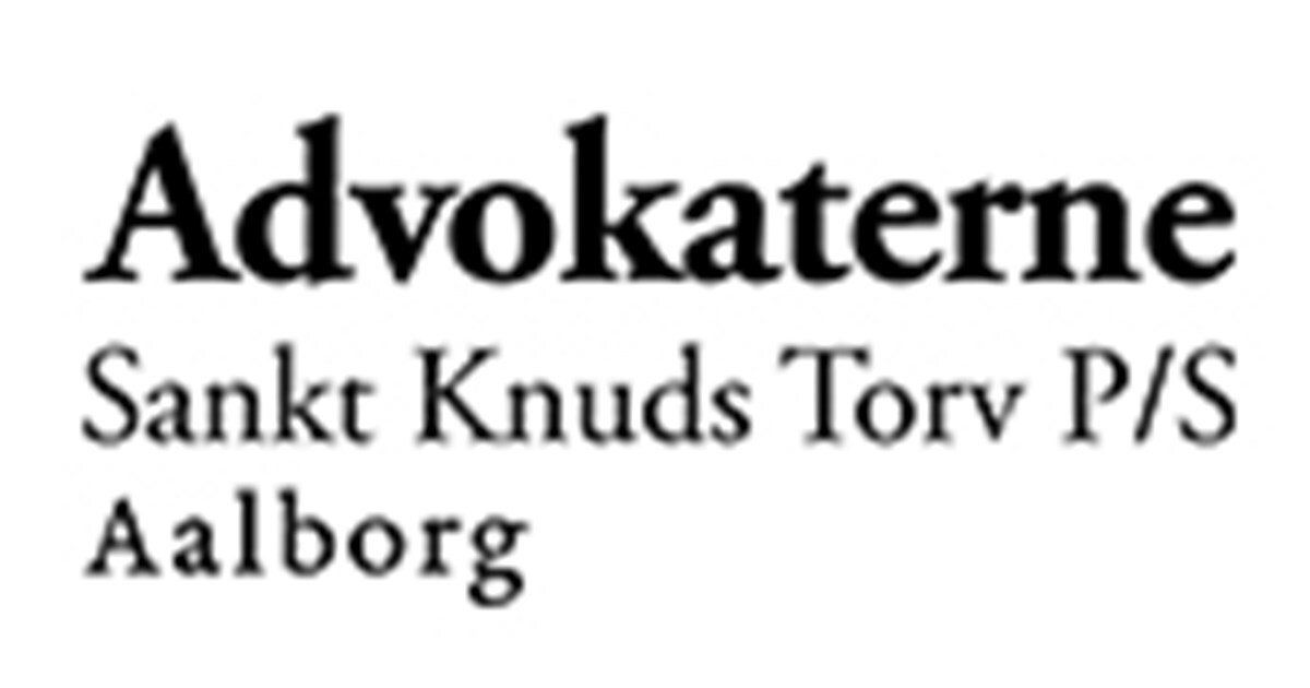 A logo for advokaterne sankt knuds torv p / s aalborg