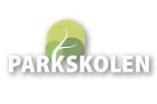 Et logo for parkskolen med et træ i midten.