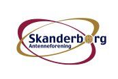 A logo for a company called skanderborg antenneforening.