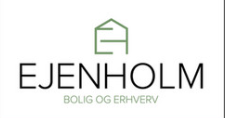 A logo for a company called ejenholm bolig og erhverv