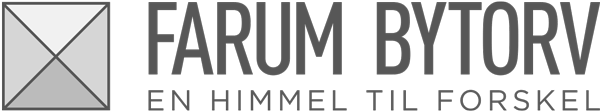 Et sort/hvidt logo til forum bytorv