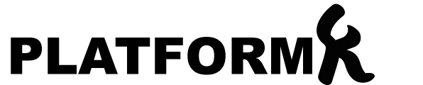 Et sort/hvidt logo for en virksomhed kaldet platform x