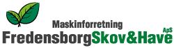 Logoet for fredensborgskov & have har et grønt blad på