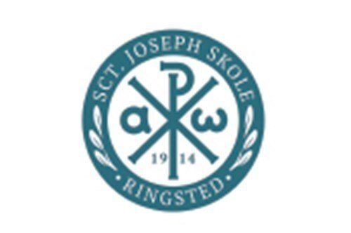 A logo for sct joseph skole ringsted