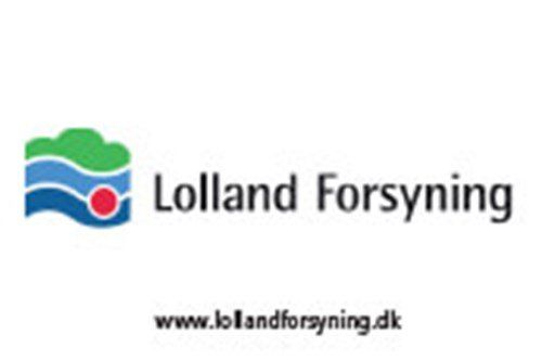 Et logo for lolland forsyning er vist på hvid baggrund