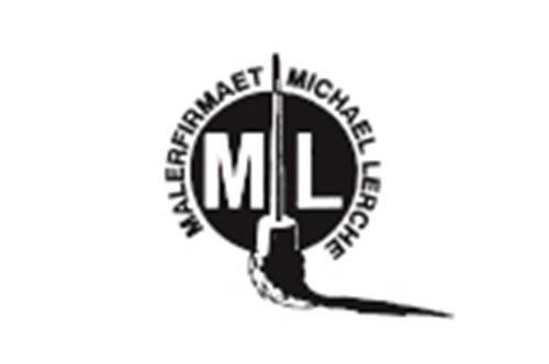 Et sort/hvidt logo til michael lerche