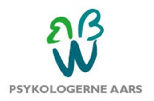 Et logo for psykologerne aars med en blå og grøn sommerfugl