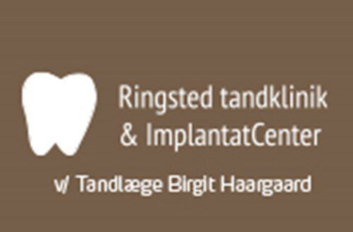 A logo for ringsted tandklinik and implantatcenter