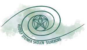 Et logo for rudolf steiner skole silkeborg med en stjerne i midten