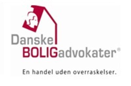 A logo for danske boligadvokater en handel uden overraskelser