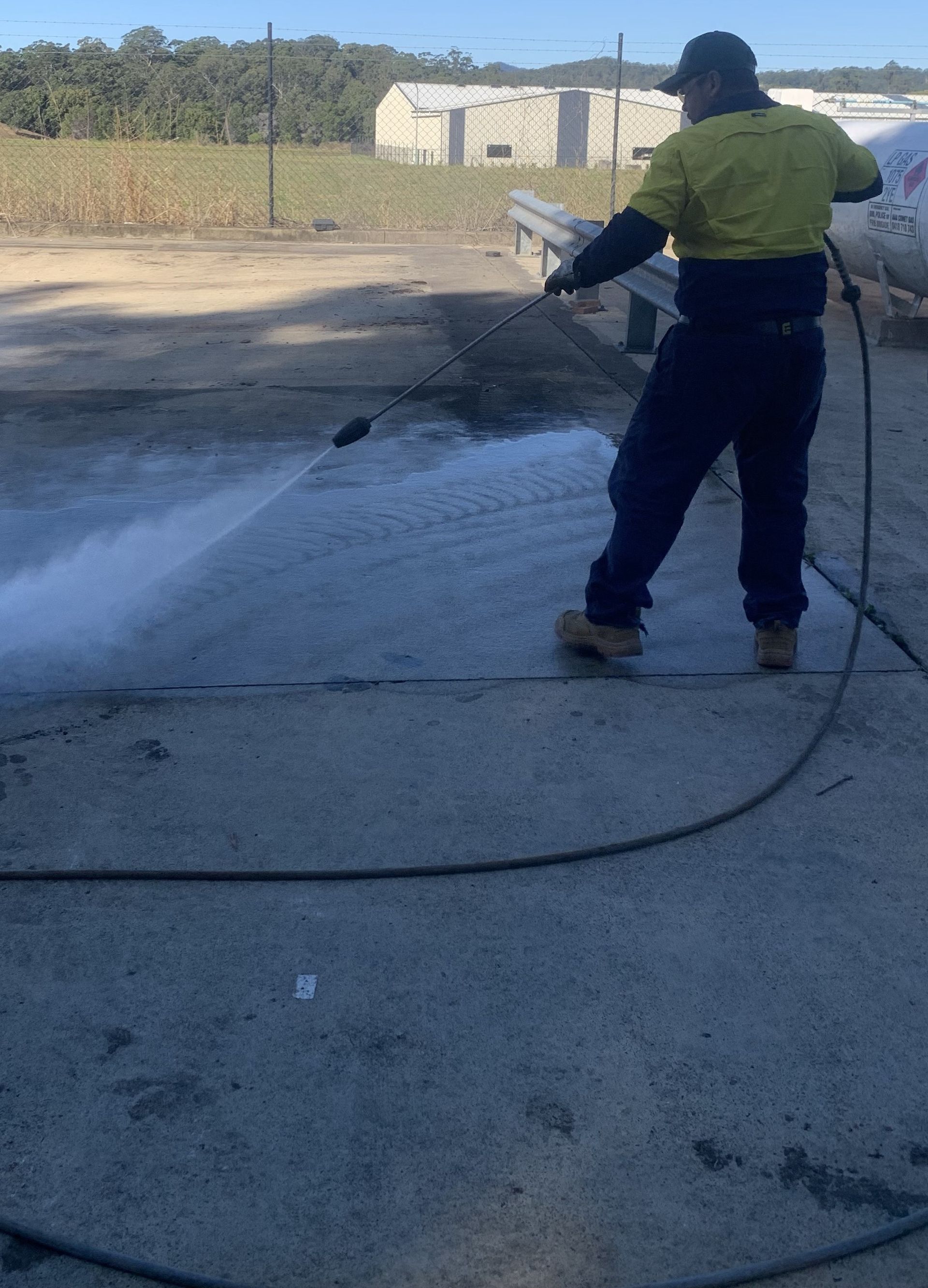 cleaning concrete — Waste Disposal in Murwillumbah, NSW