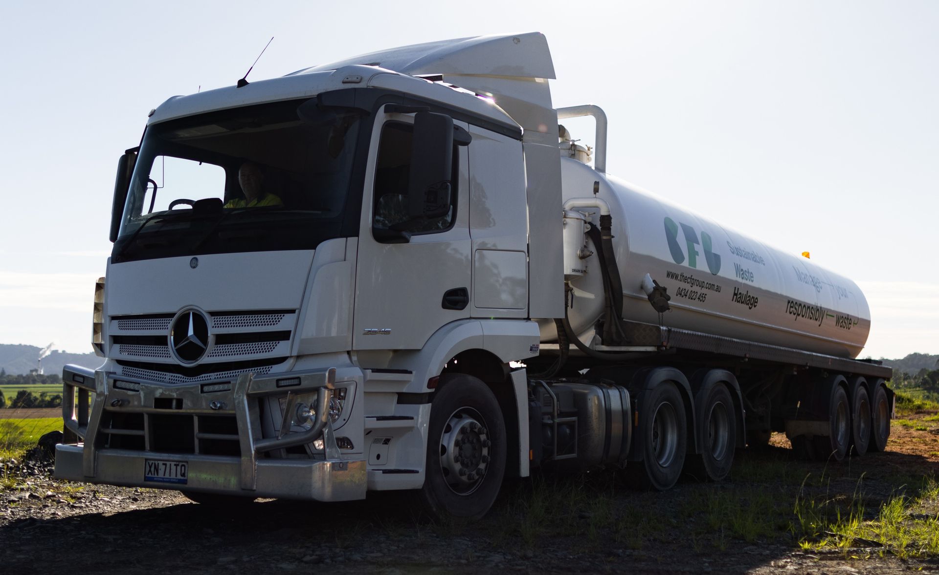 Truck for vacuum loading — Waste Disposal in Northern Rivers, NSW