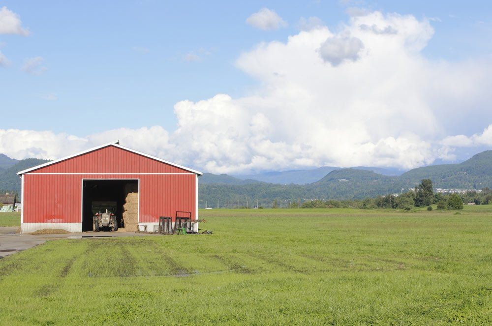 A Custom Red Farm Shed in Newcastle